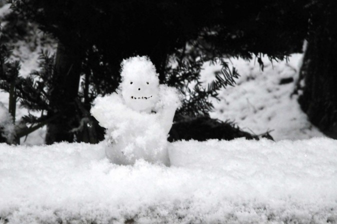 Figure 14 Taadaa... snowman in action (Sun Mingguo/Epoch Times)