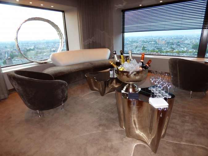 The Ciel Bleu restaurant at Hotel Okura. (Manos Angelakis)