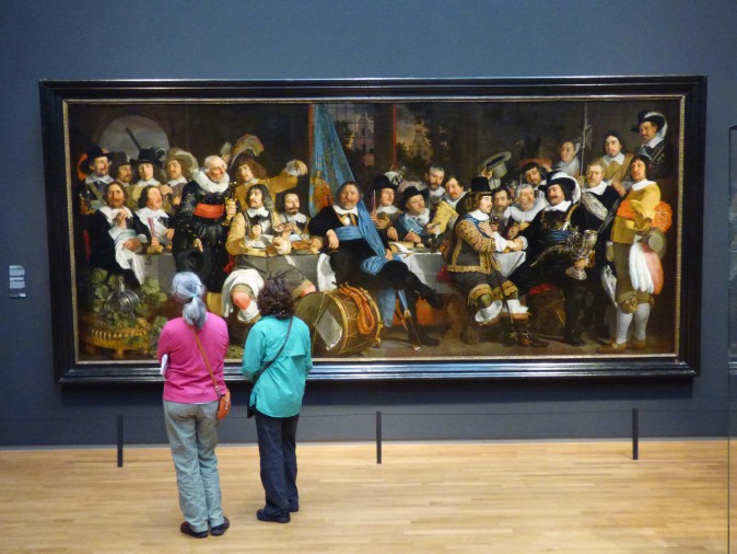 A work displayed at Amsterdam's renowned Rijksmuseum. (Manos Angelakis)
