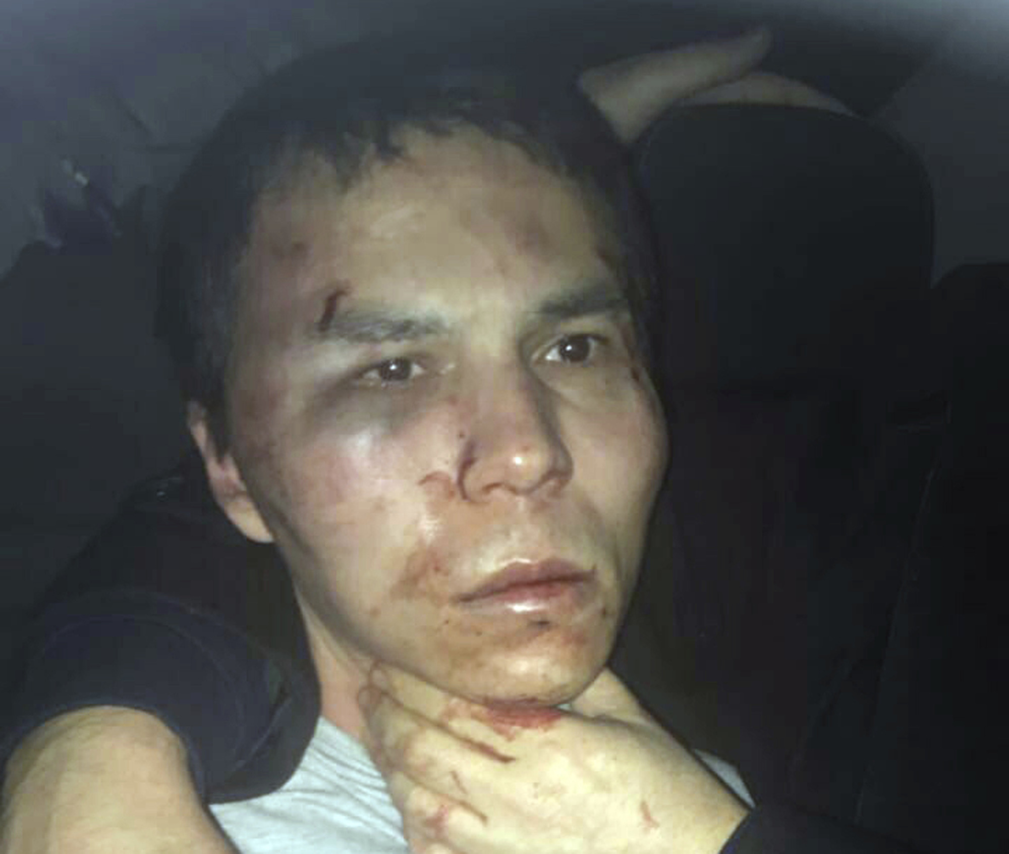 Reina club attacker after being caught by Turkish police in Istanbul on Jan. 16, 2017. (Depo Photos via AP)