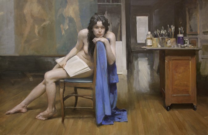 "Triptych" by Burton Silverman (Courtesy of Burton Silverman)