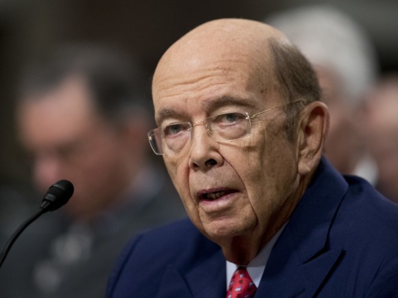 Commerce Secretary-designate Wilbur Ross testifies on Capitol Hill in Washington on Jan. 18, 2017, at his confirmation before the Senate Commerce Committee. (AP Photo/Manuel Balce Ceneta)