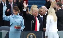 Melania Trump Compared to Jackie Kennedy With Blue Dress