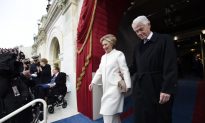 Bill and Hillary Clinton Spotted at Inauguration Day