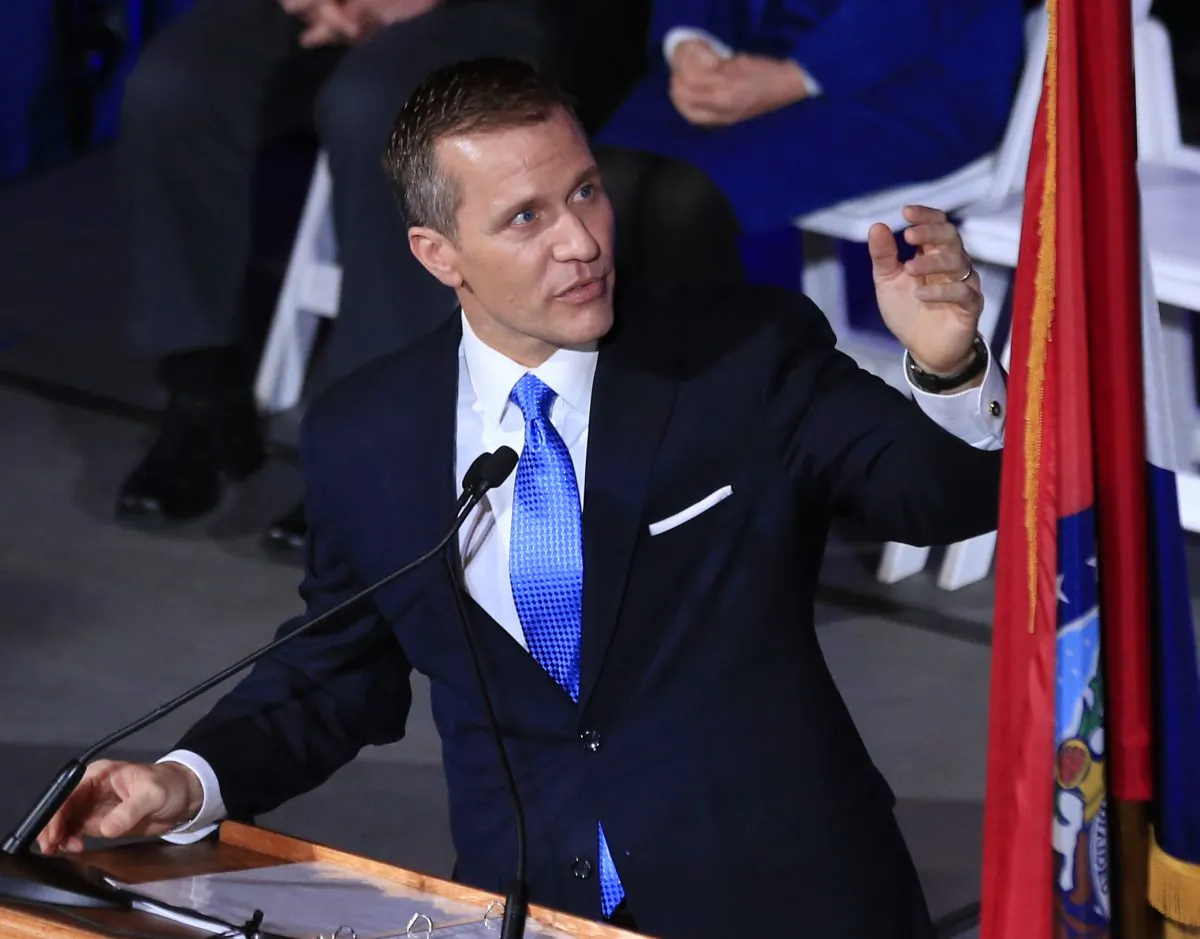 Missouri Gov.-elect Eric Greitens speaks in Jefferson City, Mo., in a file photograph. (Orlin Wagner/AP Photo)