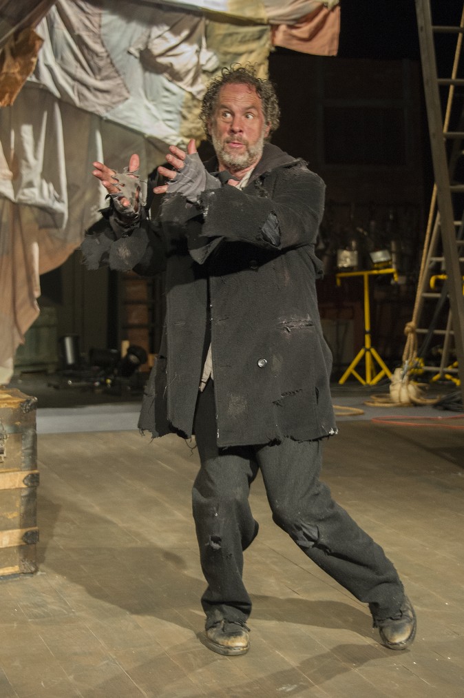 Benjamin Evett stars as the Ancient Mariner in the one-man show,