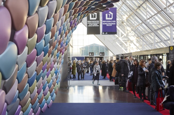 People line up to enter Hall 7 at Maison & Objet. (Courtesy Maison & Objet)