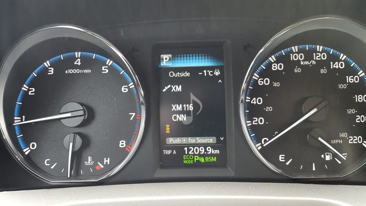 Odometer reading. (Courtesy of David Taylor)