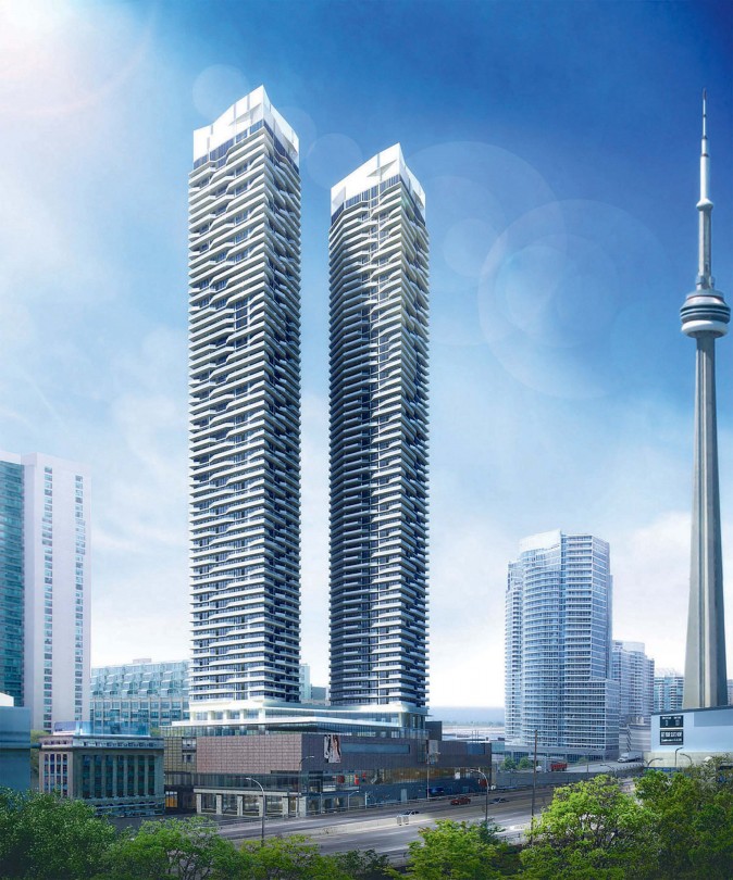 Rendering Harbour Plaza Residences. (Courtesy Cornerstone Marketing Realty)
