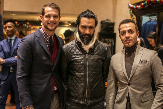 Eredi Pisanò boutique celebrating 15 years on Madison Avenue in New York on Dec. 21, 2016. (Benjamin Chasteen/Epoch Times)