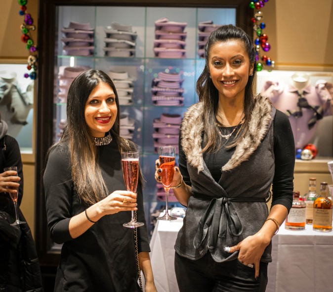 Eredi Pisanò boutique celebrating 15 years on Madison Avenue in New York on Dec. 21, 2016. (Benjamin Chasteen/Epoch Times)