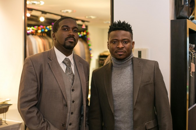 Eredi Pisanò boutique celebrating 15 years on Madison Avenue in New York on Dec. 21, 2016. (Benjamin Chasteen/Epoch Times)