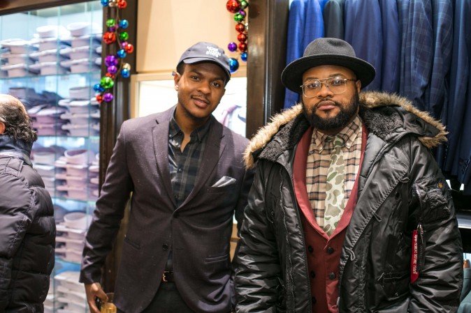 Eredi Pisanò boutique celebrating 15 years on Madison Avenue in New York on Dec. 21, 2016. (Benjamin Chasteen/Epoch Times)