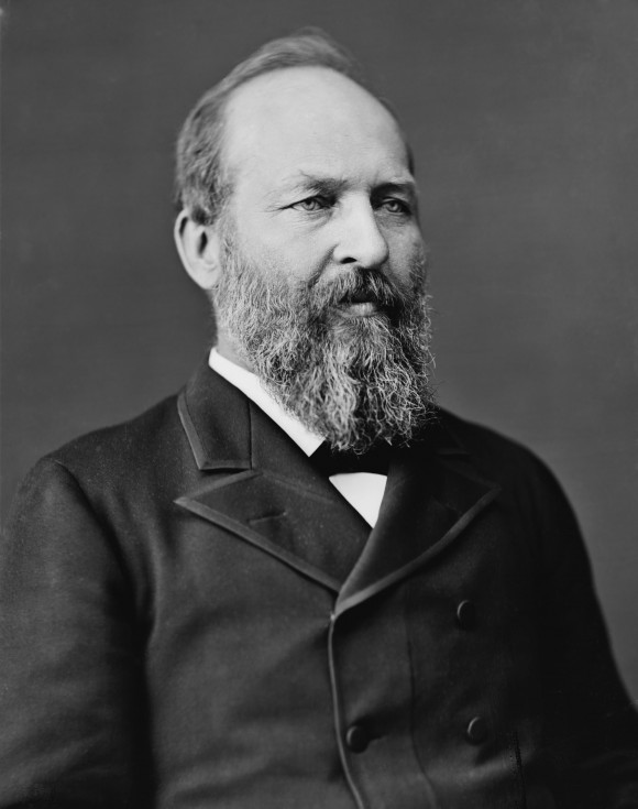 In the last months of his life, President Garfield famously destroyed many personal and political documents. (Library of Congress Prints and Photographs Division)