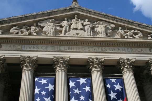 The National Archives is charged with maintaining the presidential records. (Scott, CC BY-SA)