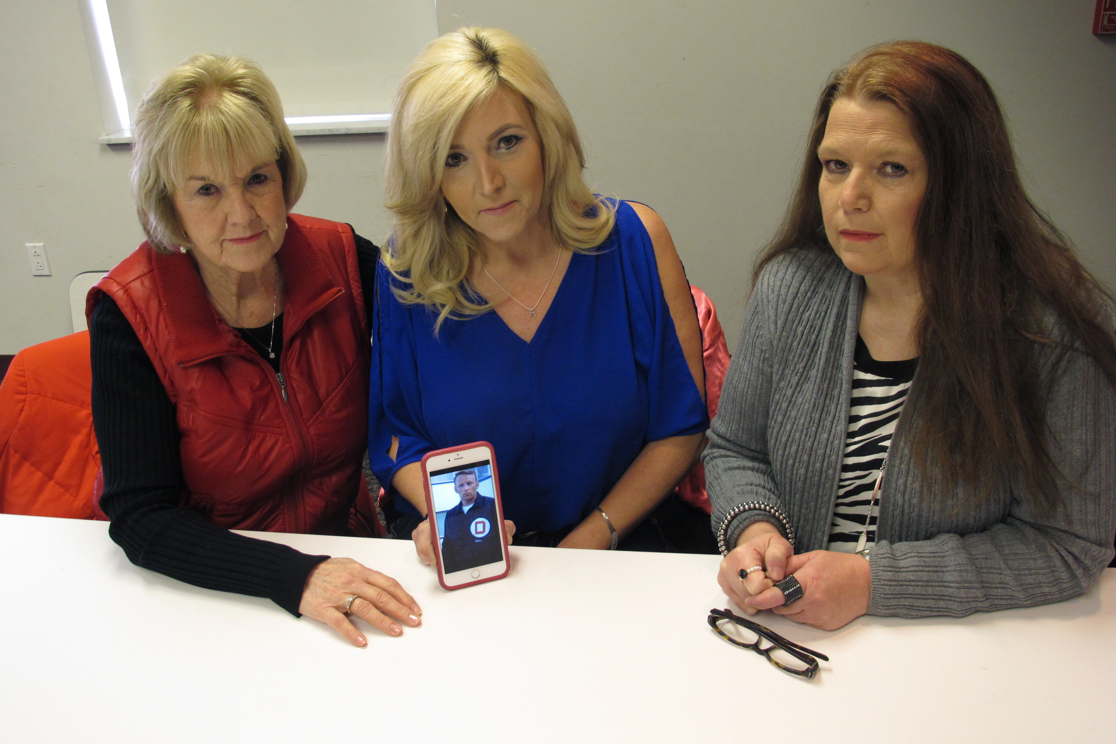 (L-R) Becky Cooper the ex-wife of former Columbus police Officer Niki