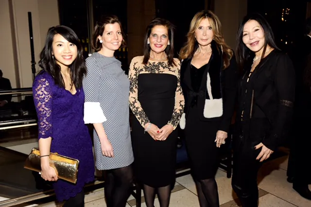 (L-R) Wendy Sy, Sibylle Eschapasse, Sylvia Hemingway, Cheri Kaufman, Jane Scher. (Annie Watt)