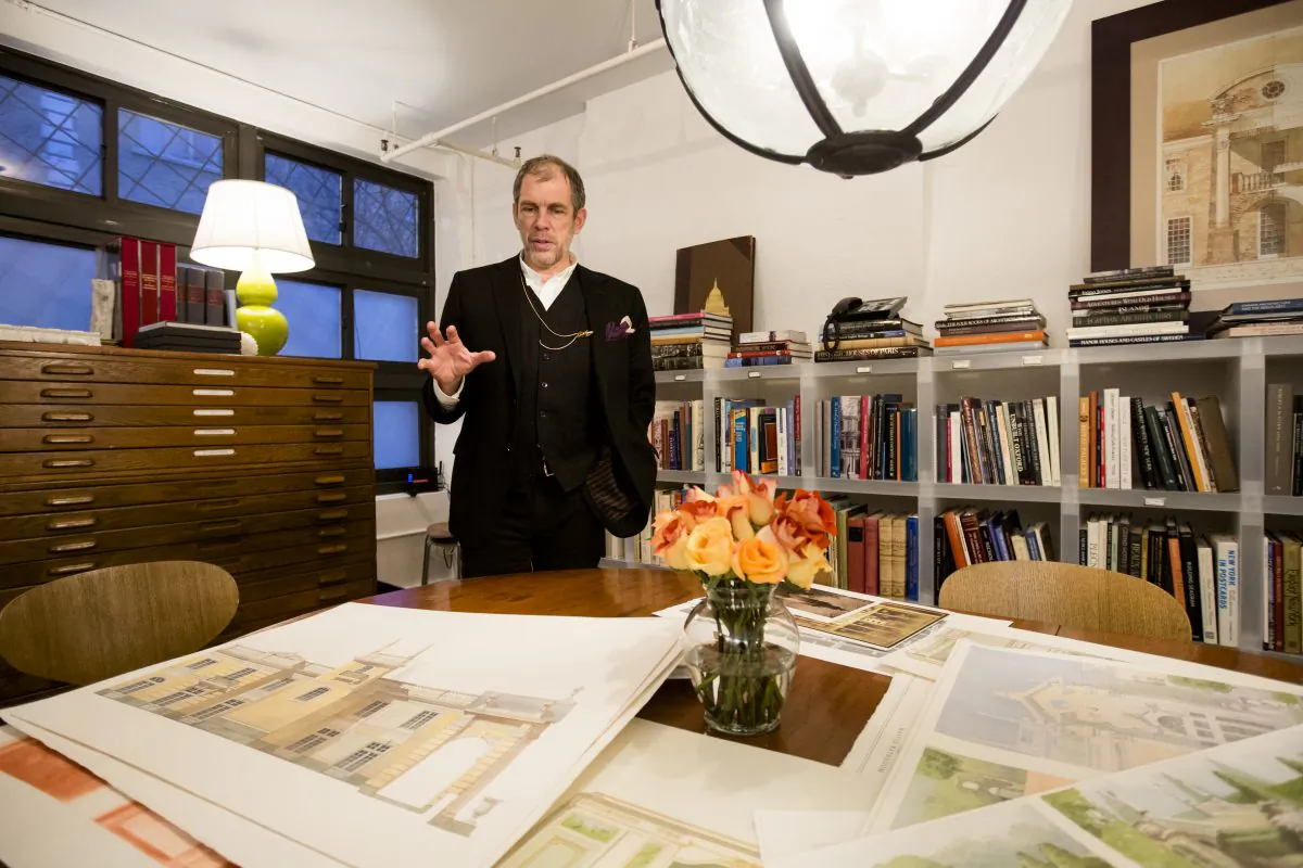Richard Cameron, architectural designer and co-founder of Atelier & Co. in Williamsburg, Brooklyn, on Jan. 19, 2017. (Samira Bouaou/Epoch Times)