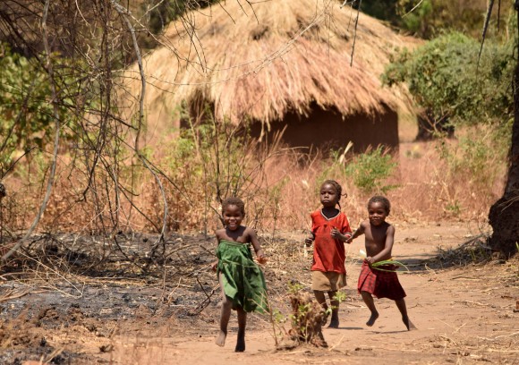 Children in Mfuwe, the largest village next to South Luangwa National Park.(Giannella M. Garrett)
