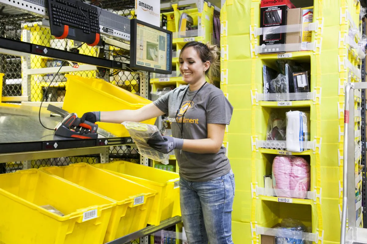 An Amazon fulfillment center. (Courtesy of Amazon)