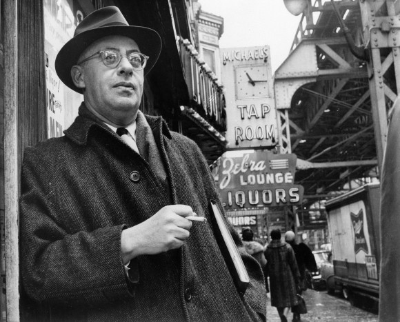 Saul Alinsky, a professional organizer with a strong aversion to welfare programs, is shown in this photo dated Feb. 20, 1966 on Chicago's south side where he organized the Woodlawn area to battle slum conditions.  Alinsky organized the Woodlawn area to battle slum conditions. (AP Photo)