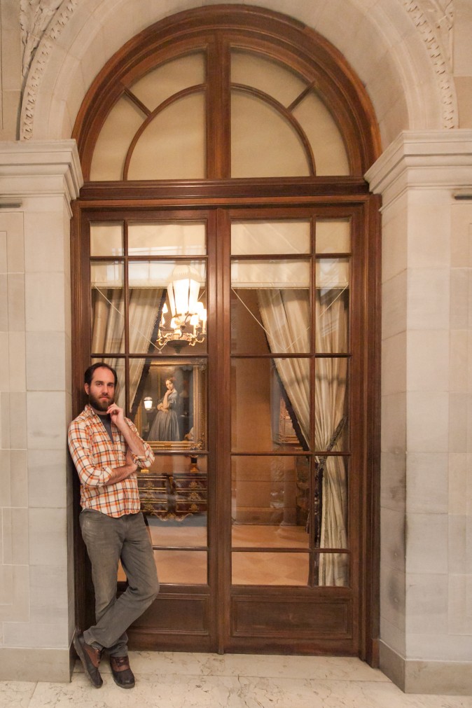 Artist, Brendan Johnston visits The Frick Collection in New York on Jan. 26, 2017. (Milene Fernandez/Epoch Times)