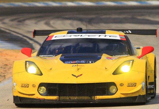 Jan Magnussen set the GTLM fast lap in the #3 Corvette C7.R on Friday morning. (Chris Jasurek/Epoch Times)