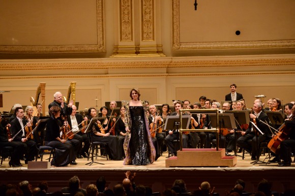 Orchestre National de Lyon and Renée Fleming. The soprano sang Ravel's