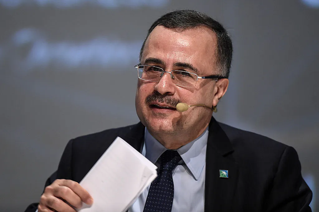 Amin al-Nasser, president of Saudi Aramco, delivers a speech during the 23rd World Energy Congress in Istanbul on Oct. 11, 2016. Saudi Arabia plans to sell roughly 5 percent of Saudi Aramco shares with listings on both the Saudi stock exchange and at least one international stock exchange.
(OZAN KOSE/AFP/Getty Images)