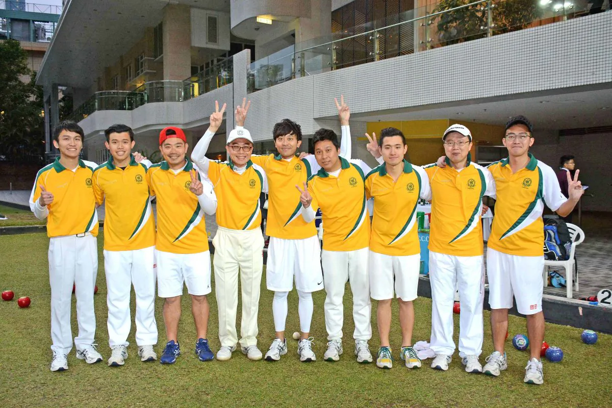 A jubilant Craigengower Cricket Club team celebrates their victorious journey after successfully defending their Triples League title.