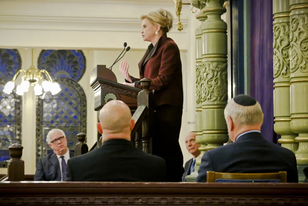 Congresswoman Carolyn Maloney on March 3, 2017. (Bebeto Matthews/AP Photo)