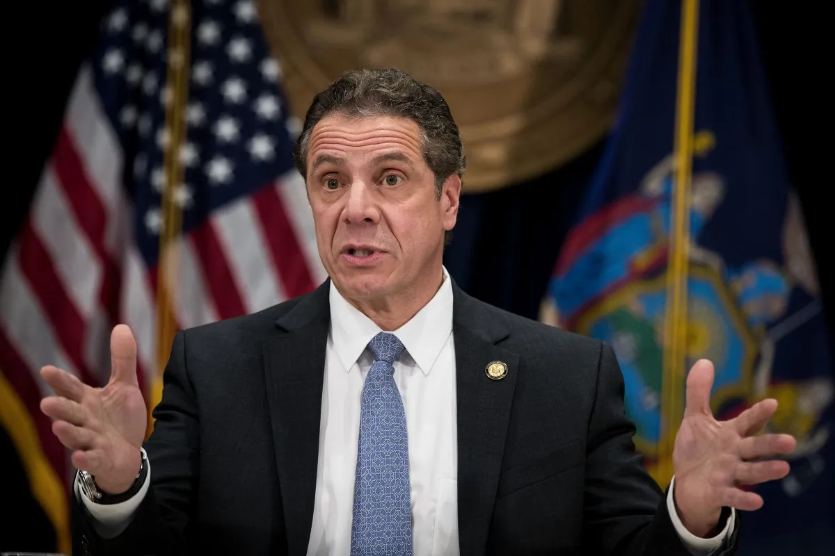 New York Governor Andrew Cuomo during a press conference in New York City on Feb. 15, 2017. (Drew Angerer/Getty Images)