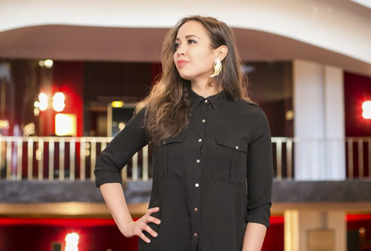 Soprano Nadine Sierra in the lobby of Lincoln Center's Metropolitan Opera House in New York on Feb. 28, 2017. (Benjamin Chasteen/Epoch Times)