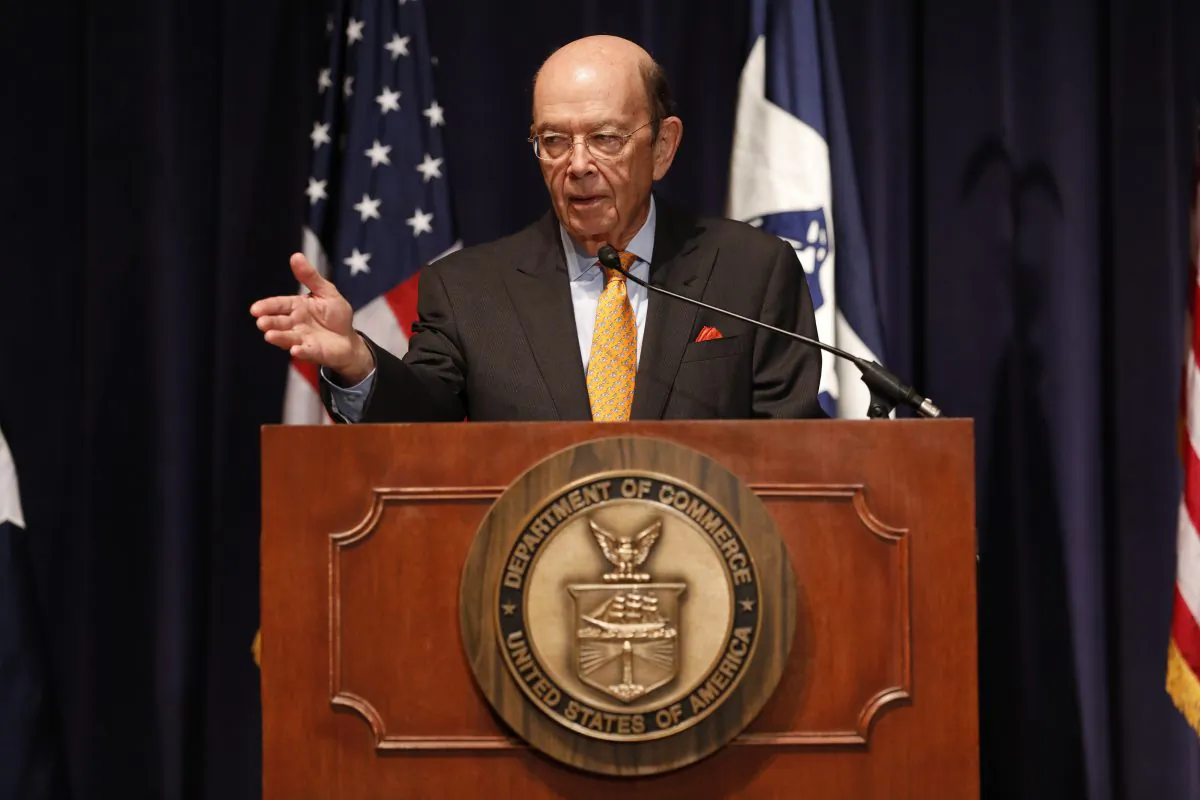 U.S. Commerce Secretary Wilbur Ross speaks to department employees in Washington, D.C. on March 1, 2017. (Aaron P. Bernstein/Getty Images)