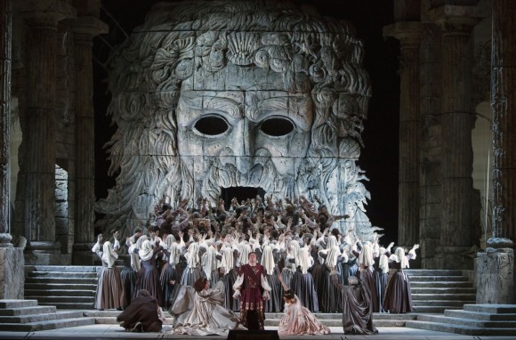 A scene from Mozart's Idomeneo. (Marty Sohl/Metropolitan Opera)