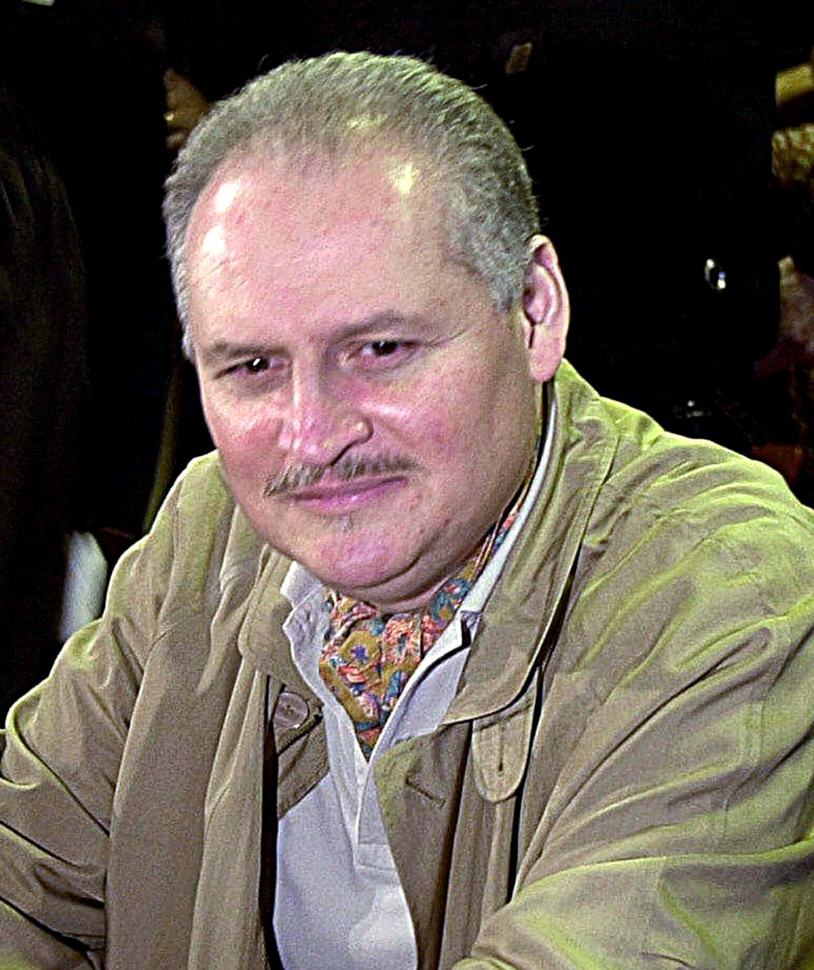 Venezuelan international terrorist Carlos the Jackal whose real name is Ilich Ramirez Sanchez is seated in a Paris courtroom on Nov. 28, 2000. (AP Photo/Michel Lipchitz)