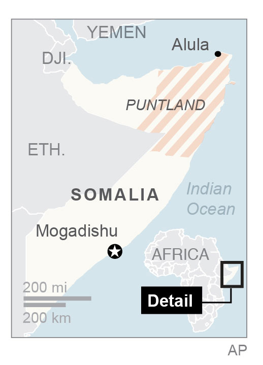 Pirates hijack freighter off Somalia's coast. (Via AP)