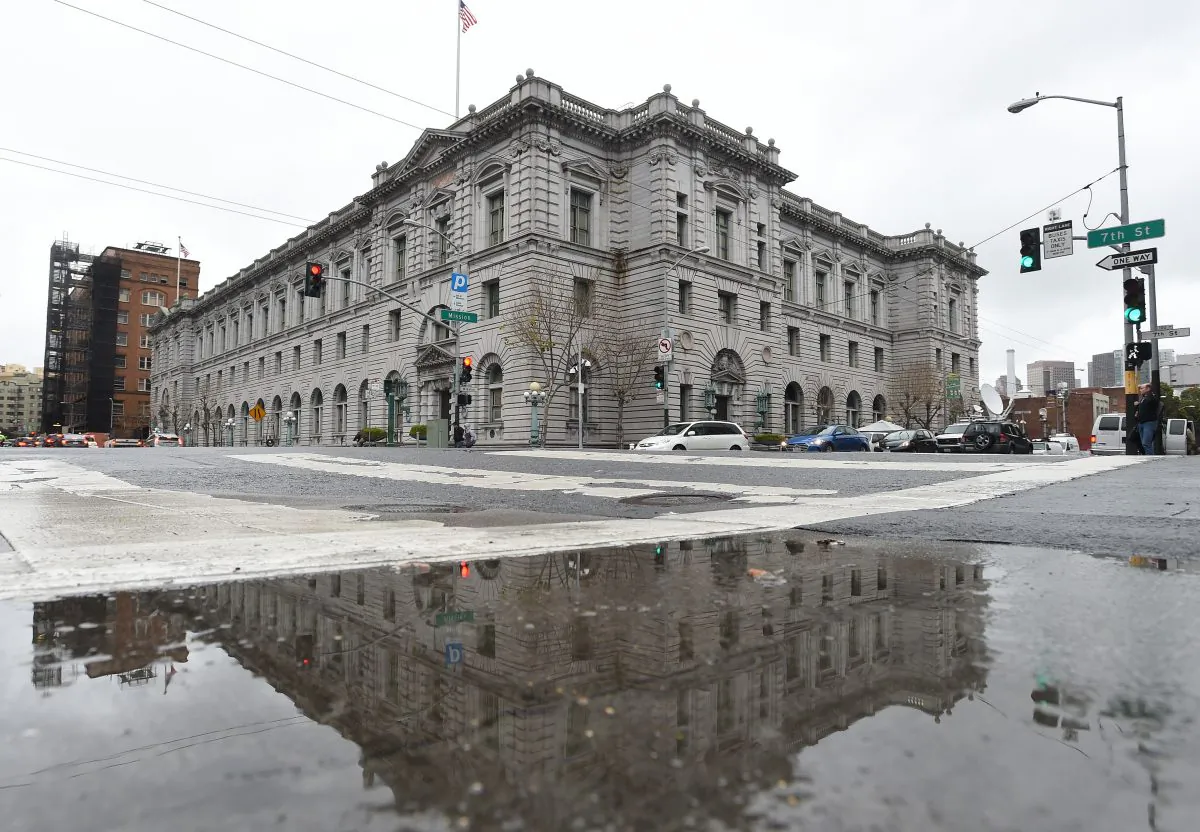 The United States Court of Appeals for the Ninth Circuit building in San Francisco on Feb. 6, 2017. (Josh Edelson/AFP/Getty Images)