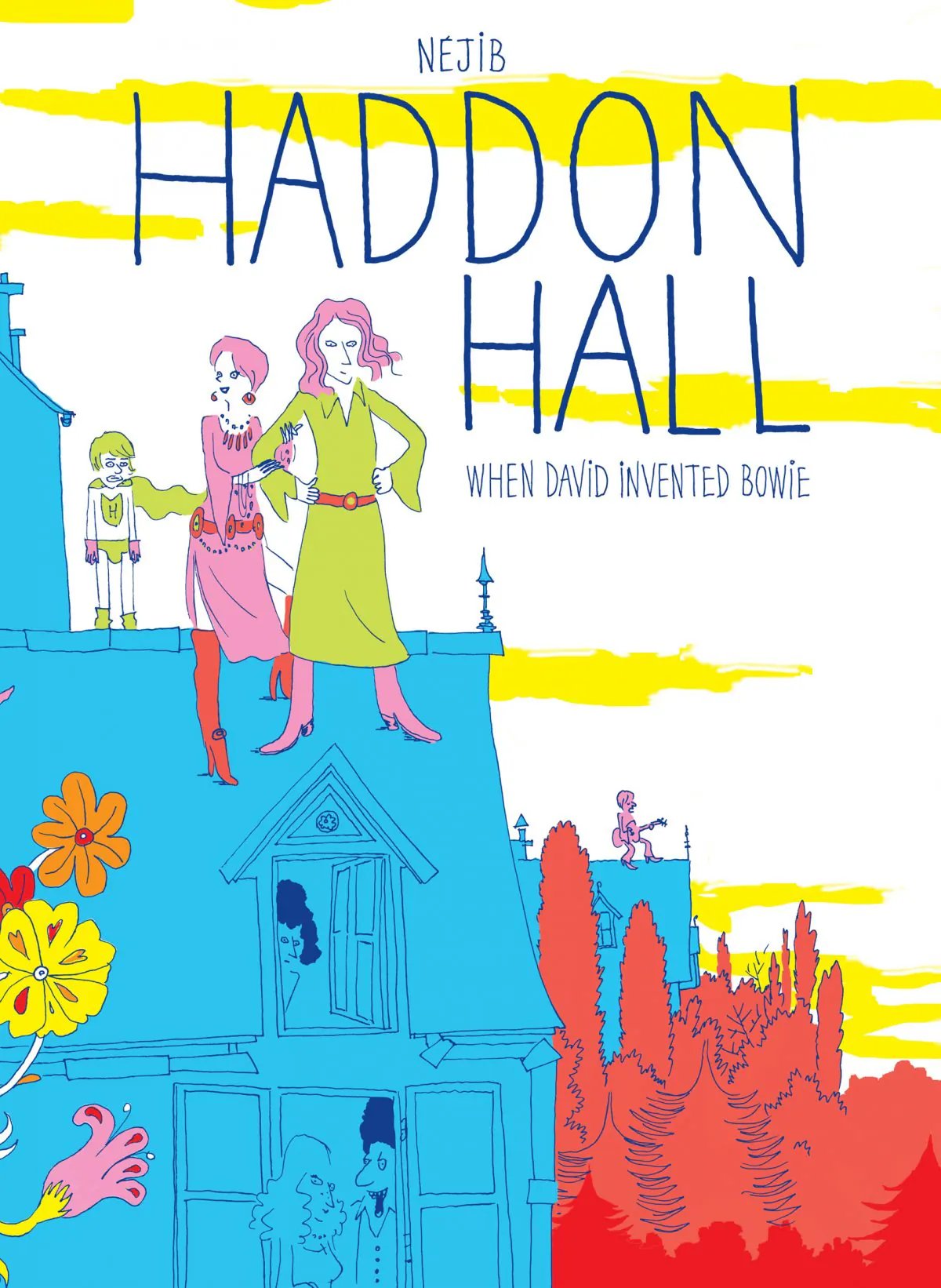 The graphic novel by Tunisian-born Néjib takes a semi-fictional look at David Bowie's formative years in south London. (Courtesy SelfMadeHero)