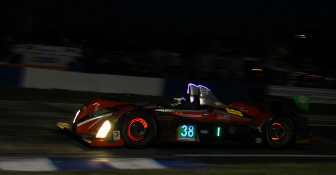 Patricio O'Ward in the #38 Performance Tech Oreca still leads in PC. (Chris Jasurek/Epoch Times)