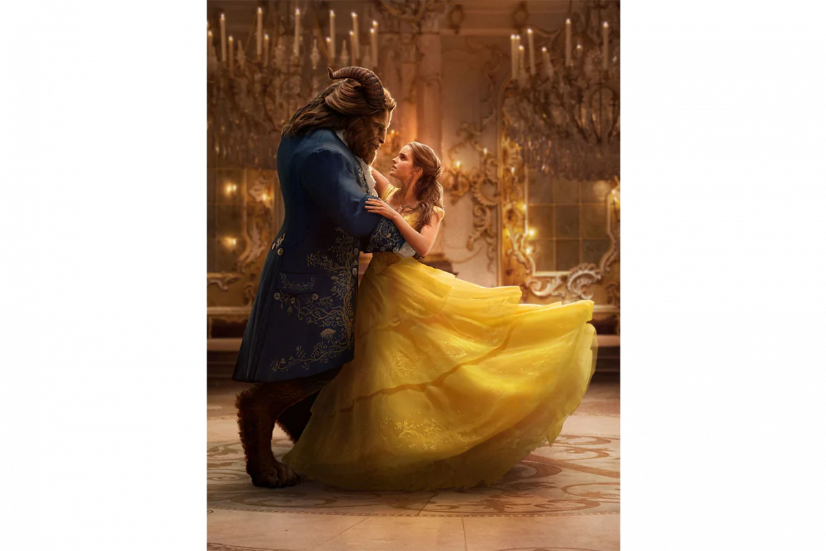 Dan Stevens as the Beast and Emma Watson as Belle in "Beauty and the Beast." (Disney)