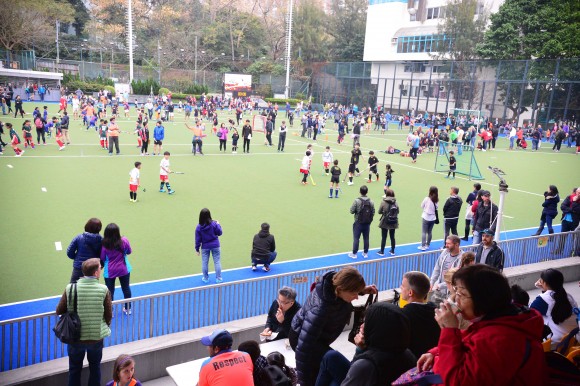 Khalsa mini hockey tournament held at King's Park on March 19, 2017. (Eddie So)