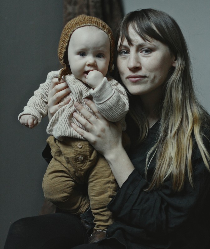 Colleen Barry with her daughter, Eve, 2017.