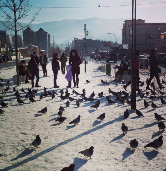 A sunny day in Ulaanbaatar, Mongoia in April 2016. (Vlatka Jovanovic)