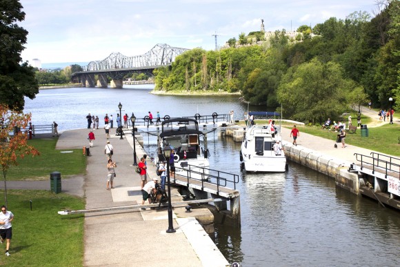 Locks on the Rideau Canal. (Ottawa Tourism)