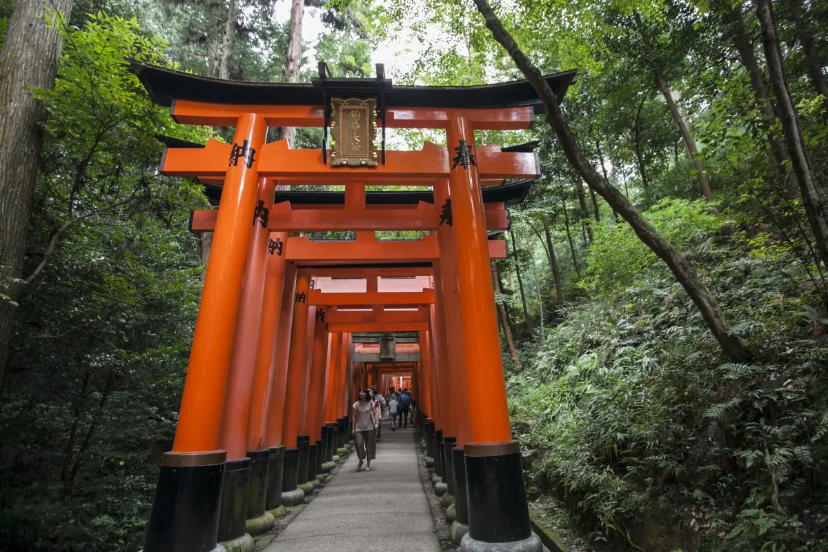 The gates at Fushimi Inari shrine in Kyoto, Japan. (Annie Wu/Epoch Times)