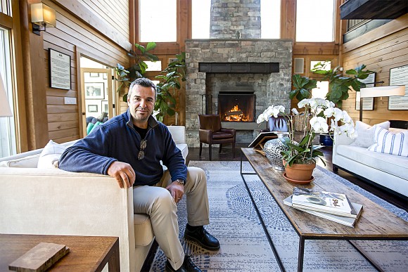 Nicholas Kardaras, executive director of residential addiction treatment center The Dunes, at the center in East Hampton, N.Y., on March 23. (Samira Bouaou/Epoch Times)