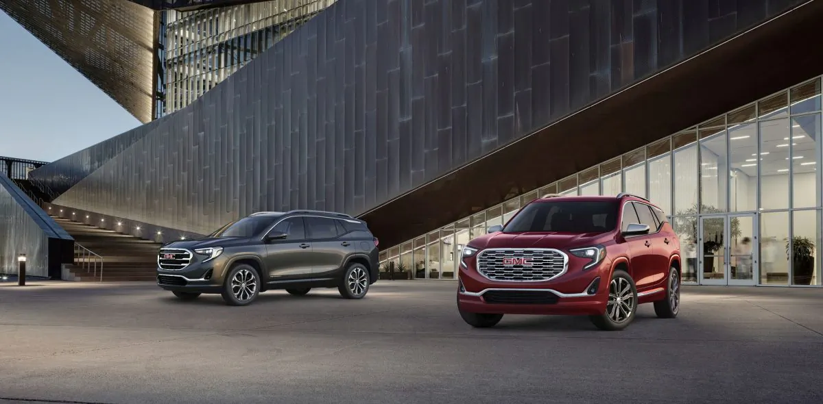 2018 All-New GMC Terrain SLT (Left) and Denali (Right) (Courtesy of General Motors)
