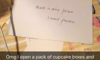 Chinese Plea for Freedom Found in Cupcake Box in New York