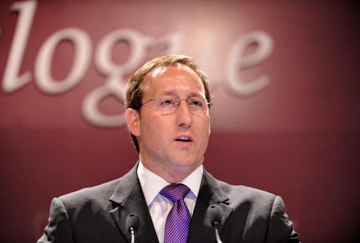 Canadian Defense Minister Peter MacKay speaks during the plenary session at the International Institute for Strategic Studies (IISS) 11th Asia Security Summit in Singapore on June 3, 2012. The IISS is being attended by defence officials from around the world.     AFP PHOTO / ROSLAN RAHMAN        (Photo credit should read ROSLAN RAHMAN/AFP/GettyImages)